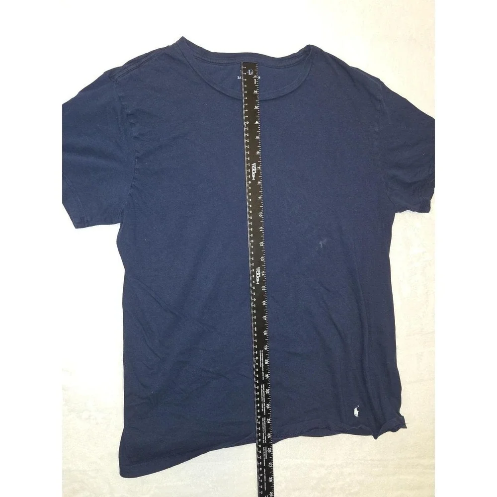 105-Polo Ralph Lauren Men's Classic Fit Crew Neck Short Sleeve Navy T-Shirt L